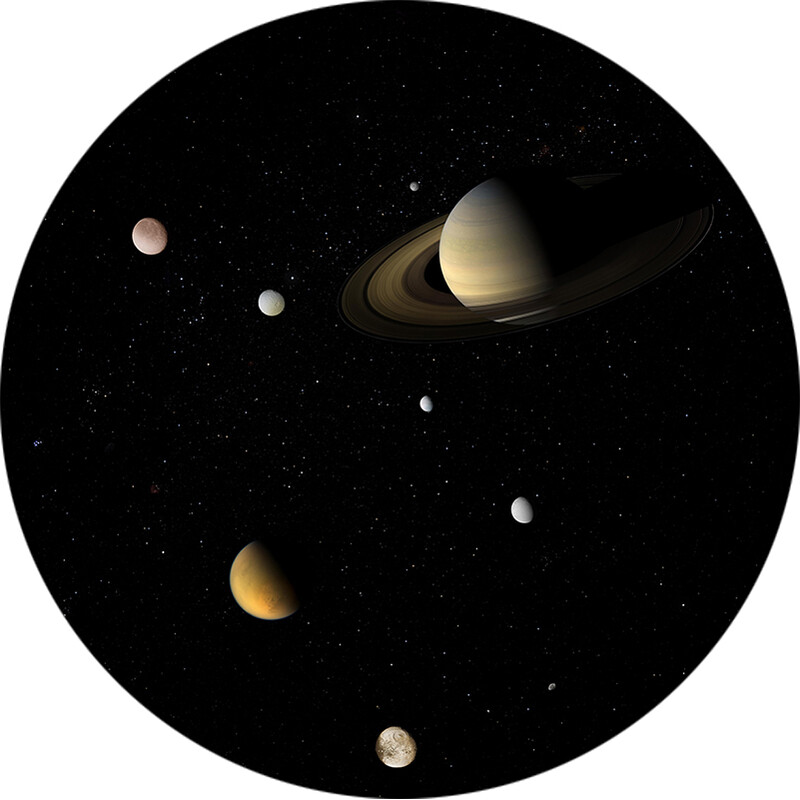 Redmark Disco para Planetário Bresser e NG - Sistema Saturno
