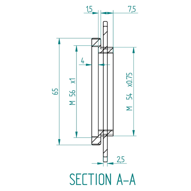 PrimaLuceLab Adaptador de câmera ESATTO 2" M54