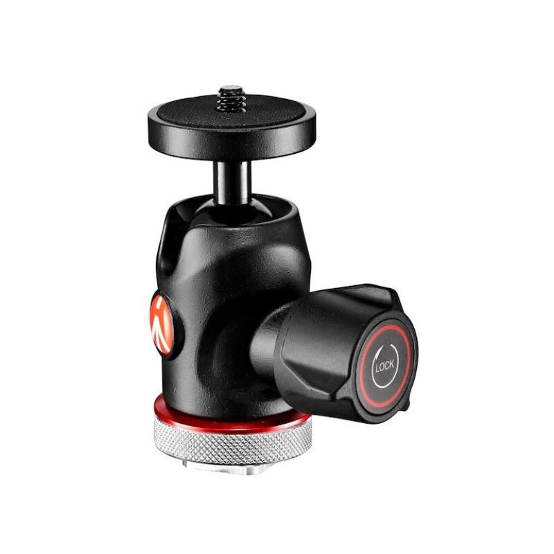 Manfrotto Cabeça esférica para tripé MH492LCD-BH Micro com sapata