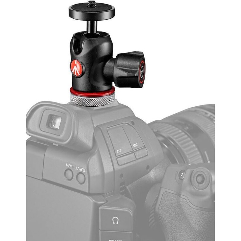 Manfrotto Cabeça esférica para tripé MH492LCD-BH Micro com sapata