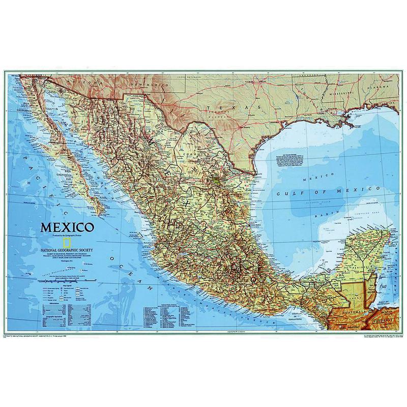 National Geographic Mapa México
