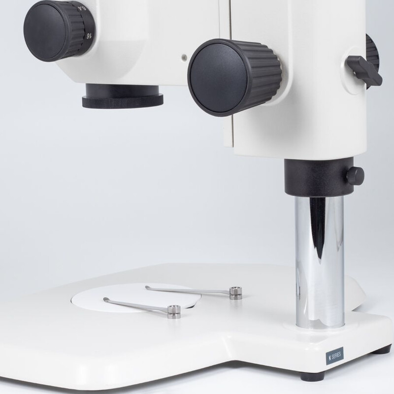 Motic Microscópio estéreo com zoom K-500P, Binóculo, CMO, sem Iluminação, 6x-40x