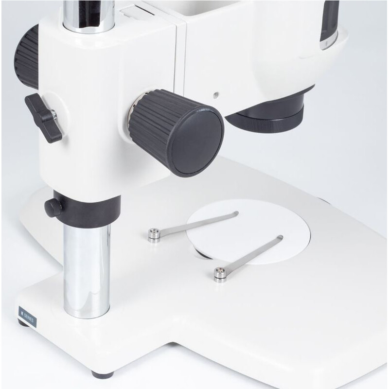 Motic Microscópio estéreo com zoom K-700P, Binóculo, CMO, sem Iluminação, 10x-52x