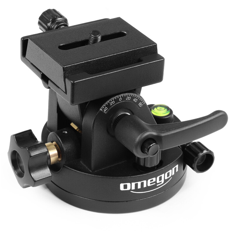 Omegon Montagem Conjunto Segugio Tracker com bases ajustáveis à altura do polo e buscadora do polo
