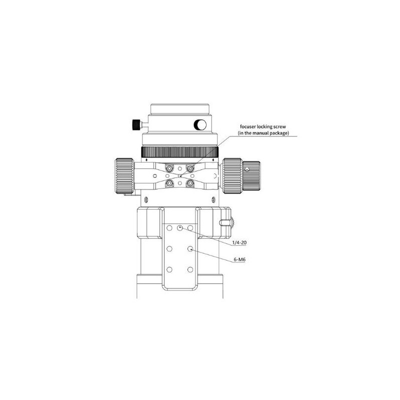 Sharpstar Refrator apocromático AP 61/270 EDPH III OTA