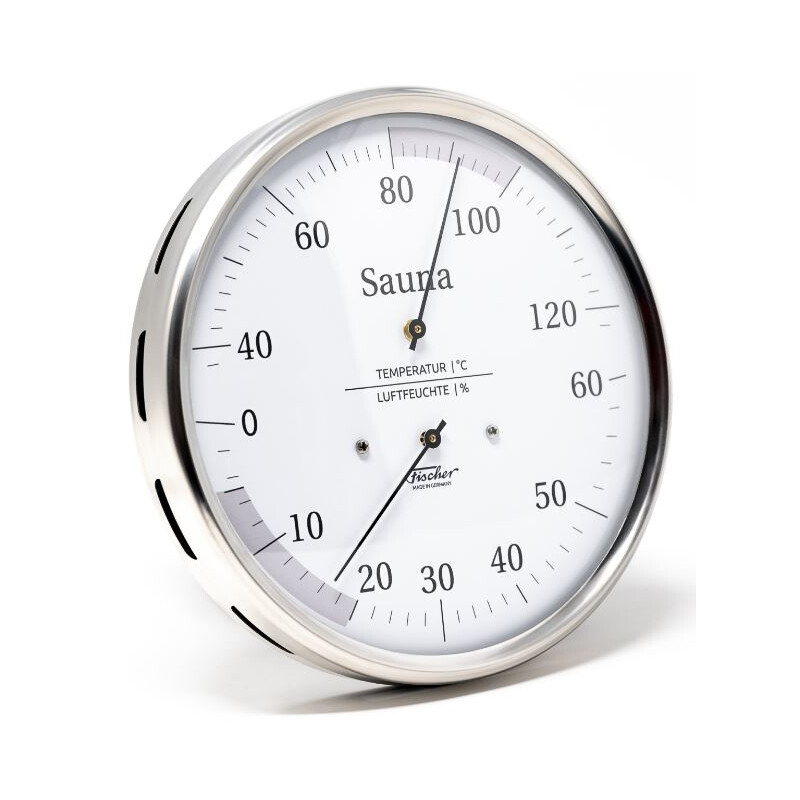 Fischer Estação meteorológica Termohigrómetro para sauna 130 mm