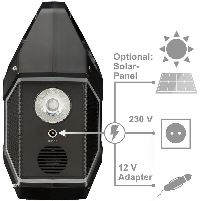 Bresser Central eléctrica Mobile 100 Watt + Carregador Solar 40 Watt