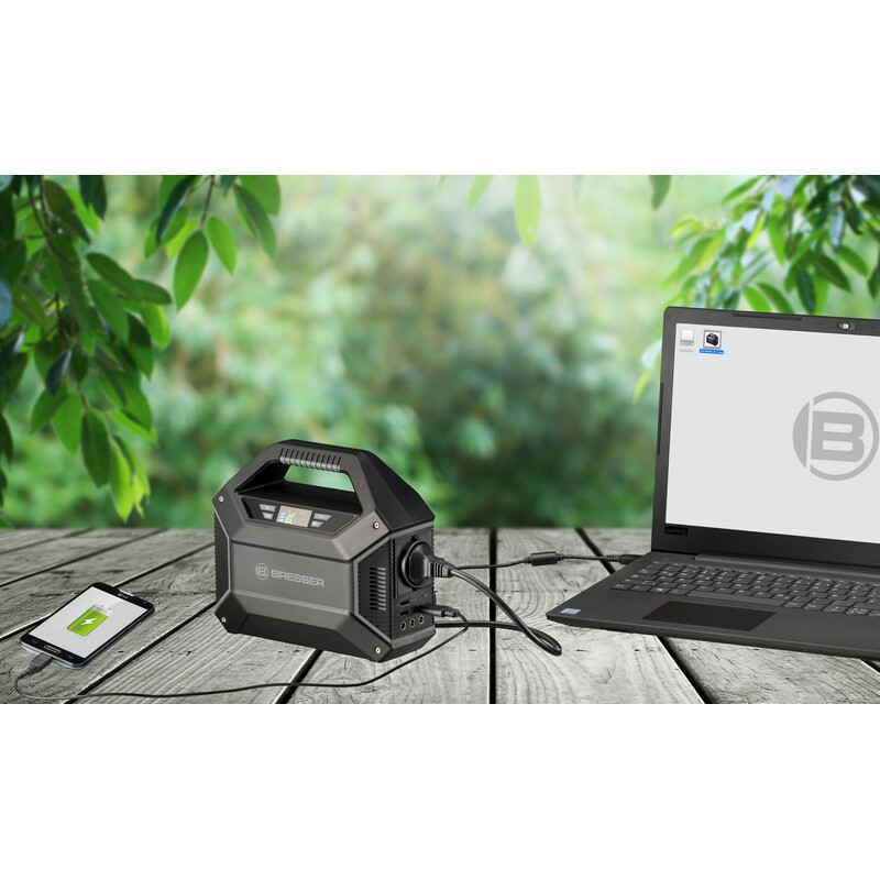Bresser Central eléctrica Mobile 100 Watt + Carregador Solar 40 Watt