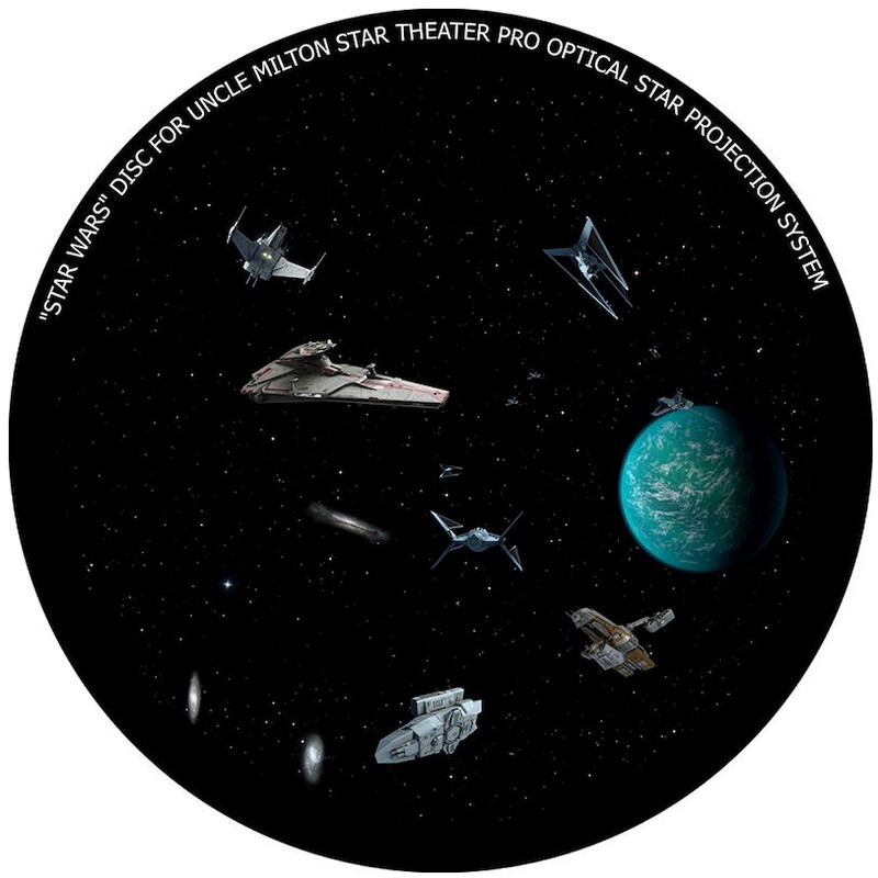 Omegon Diapositivo para o Star Theater Pro com motivo Star Wars