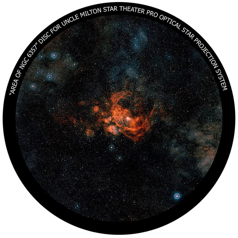 Omegon Diapositivo para o Star Theater Pro com motivo NGC 6357
