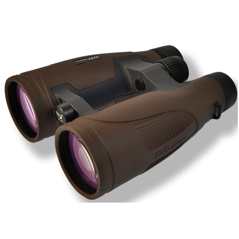 DDoptics Binóculo Loden castanho/couro Pirschler 8x56 Gen.3