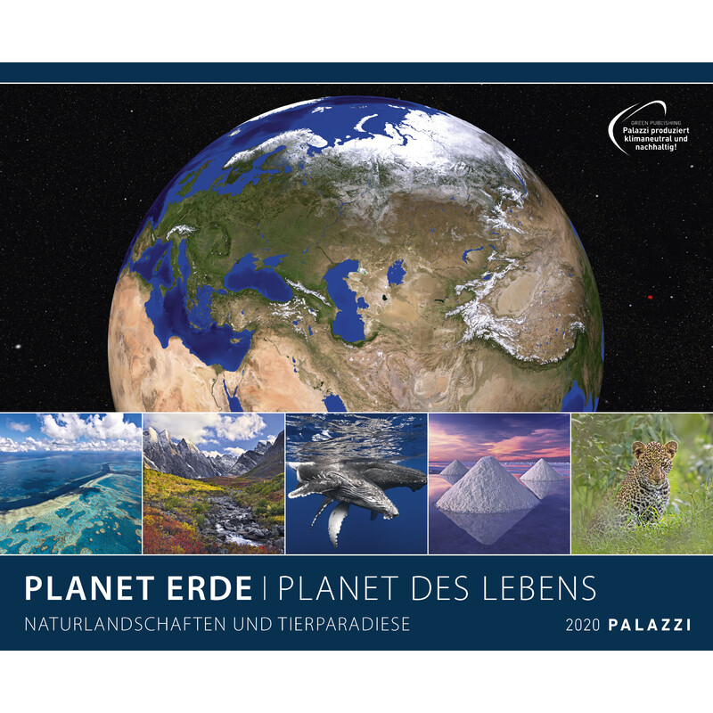 Palazzi Verlag Calendário Planet Erde 2020