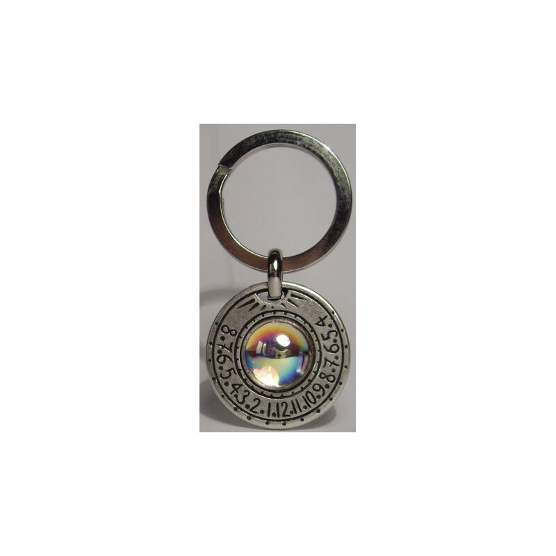 Ragalaxys Porta-chaves Saturn Sundial Iridescent