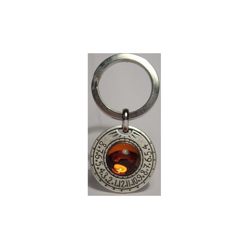 Ragalaxys Porta-chaves Saturn Sundial Topaz