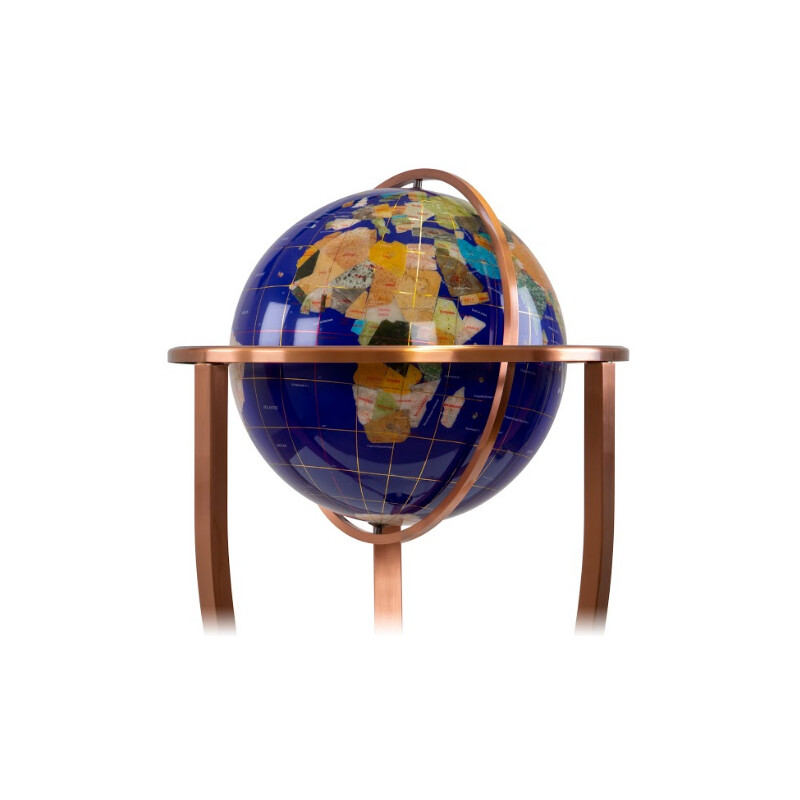 Pretty Decor Globo com pedestal Montezuma 33cm blue