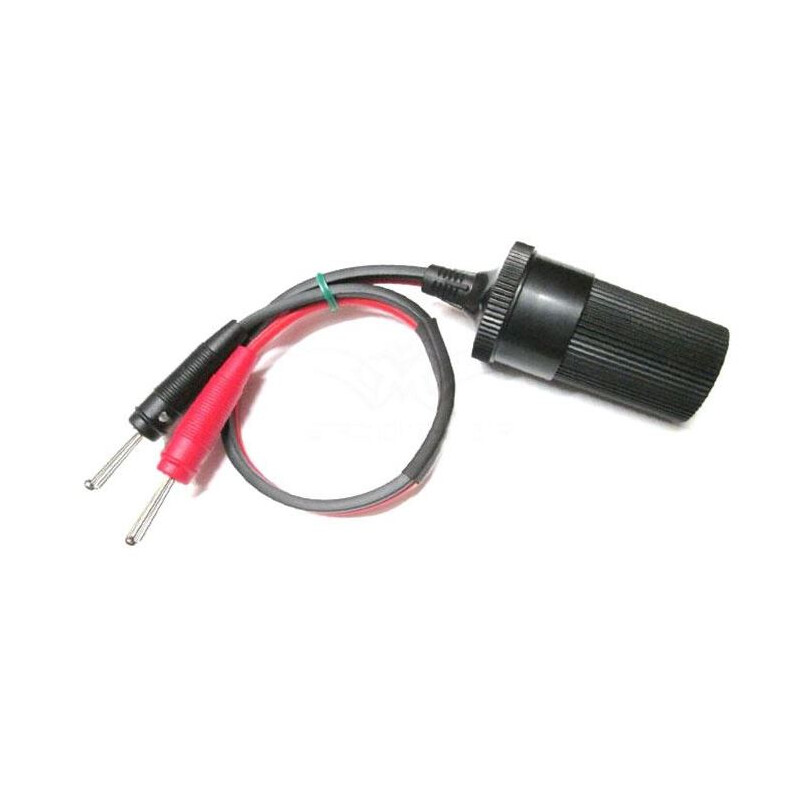 TS Optics Cabo adaptador de 12 V da ficha banana para a tomada de isqueiro