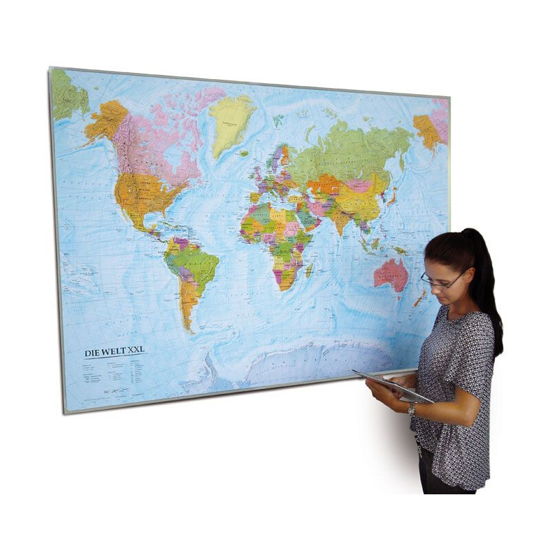 freytag & berndt Mapa mundial político (202 x 130 cm)