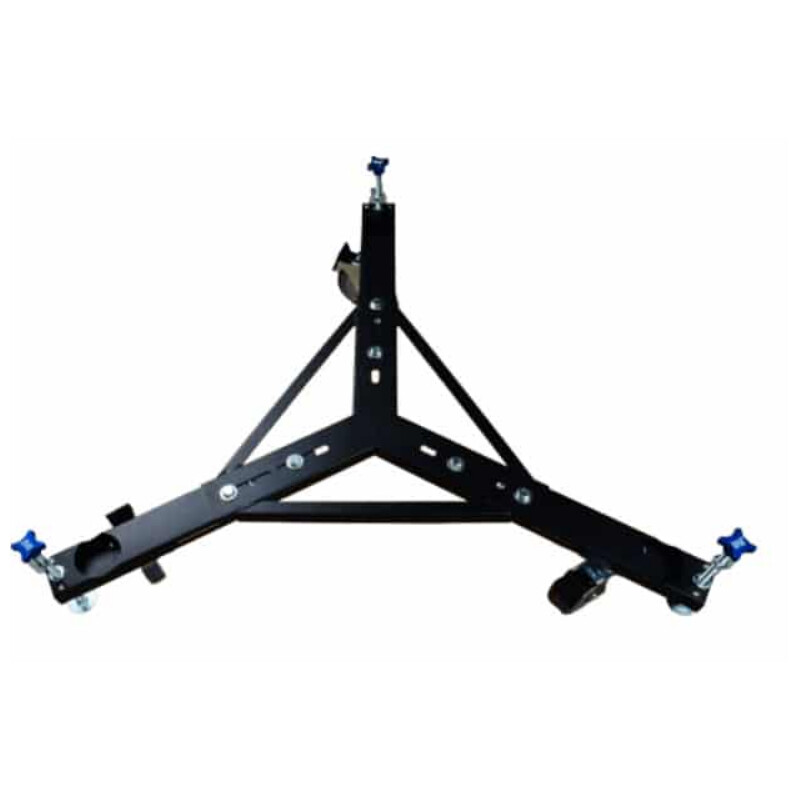 JMI Base com rodízios Universal média para cargas pesadas Rodas de 10"