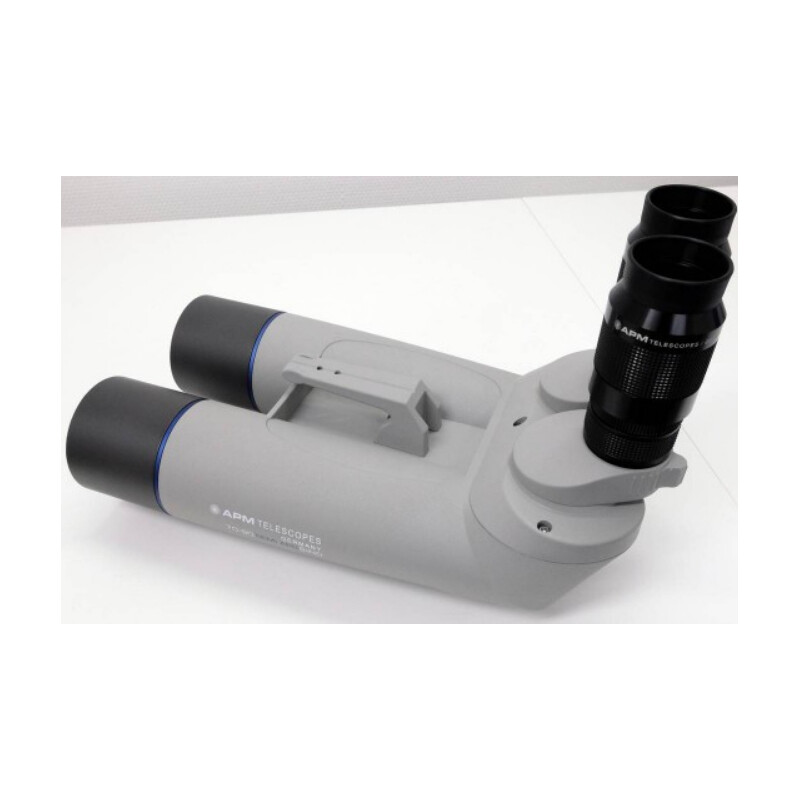 APM Binóculos 70 mm 90° não ED 1.25" com Oculares 1.25" UF de 24 mm e estojo