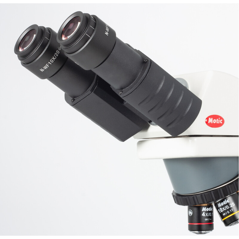 Motic Microscópio BA310, LED, 40x-400x (sem 100x), bino