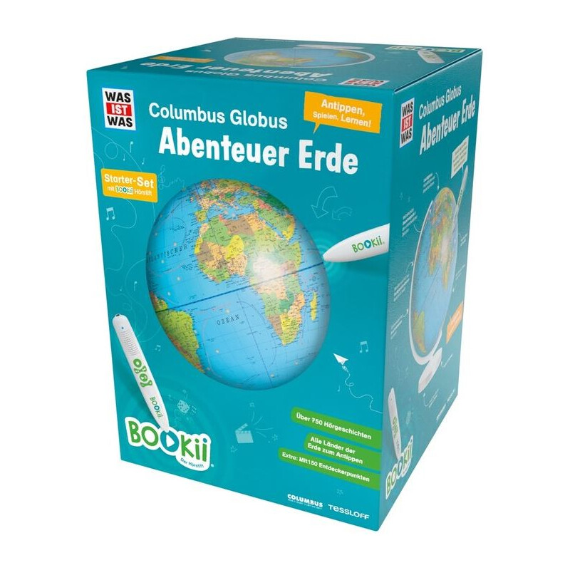 Tessloff-Verlag Globos para crianças BOOKii Globus mit Stift 34cm