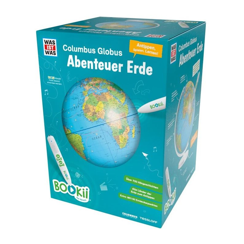 Tessloff-Verlag Globos para crianças Globo BOOKii (sem caneta) 34cm