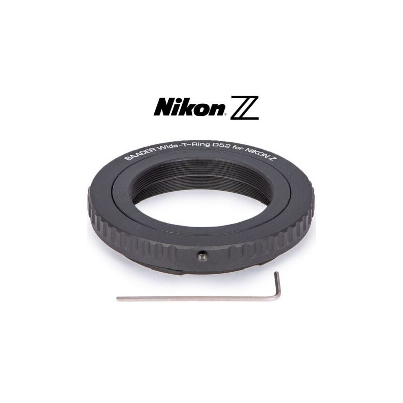 Baader T2/Nikon Z & S52 Wide-T