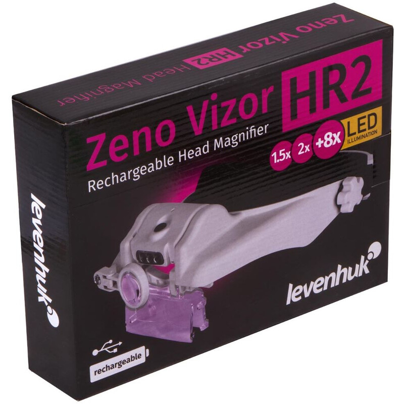 Levenhuk Lupa Zeno Vizor HR2 rechargeable