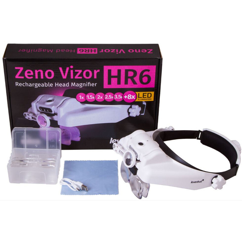 Levenhuk Lupa Zeno Vizor HR6 rechargeable