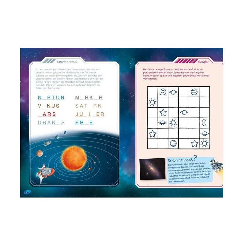 Tessloff-Verlag O pequeno Major Tom. Planetas divertidos com puzzles