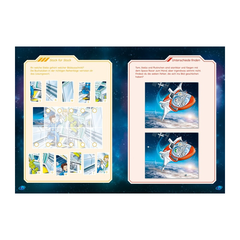 Tessloff-Verlag O pequeno Major Tom. Diversão com puzzles lunares