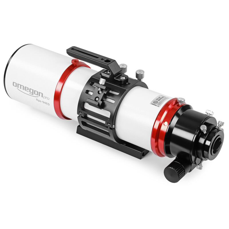 Omegon Refrator apocromático Pro APO AP 94/517 Triplet ED OTA + protocolo de teste
