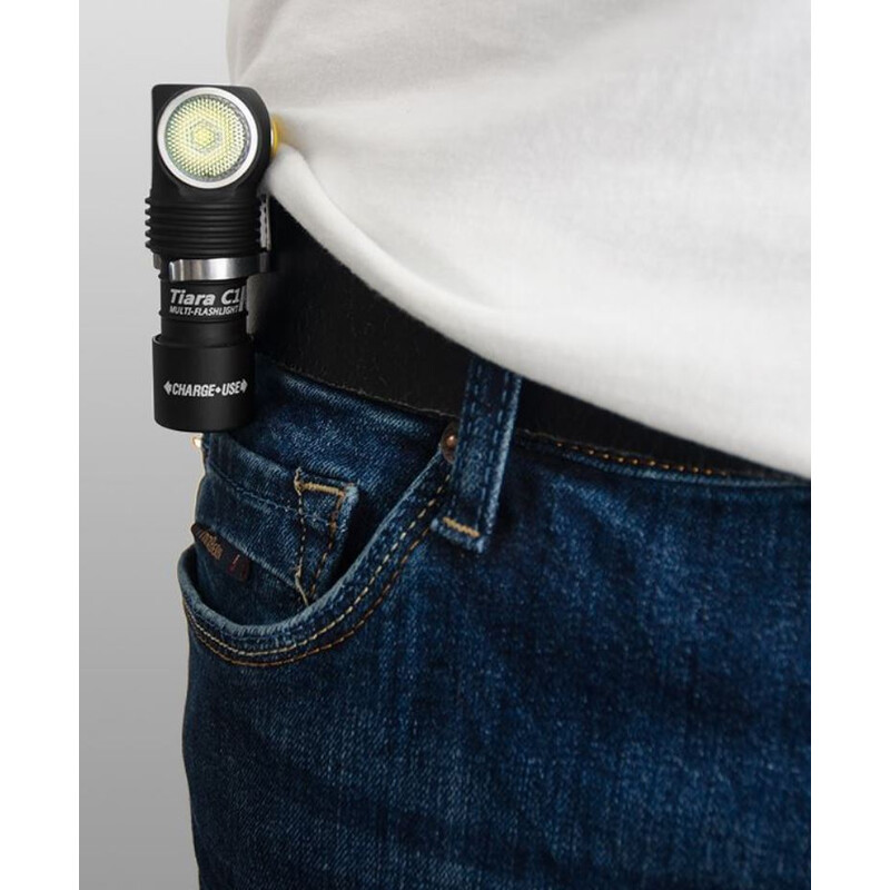 Armytek Lanterna Tiara C1 Pro Magnet USB (luz quente)