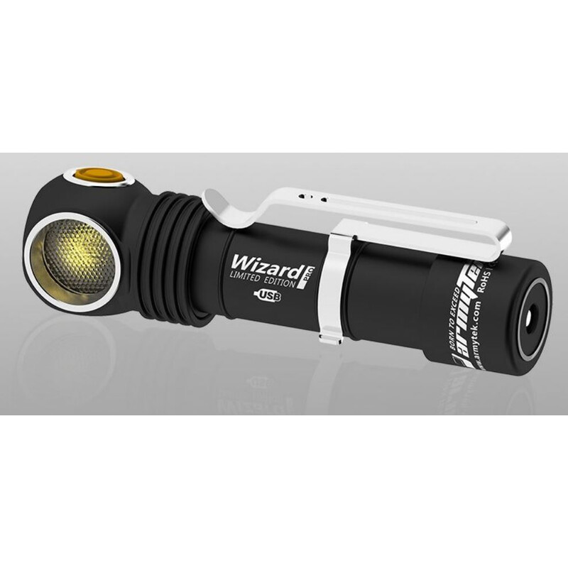 Armytek Lanterna Lâmpada magnética Wizard Pro Nichia (luz quente)
