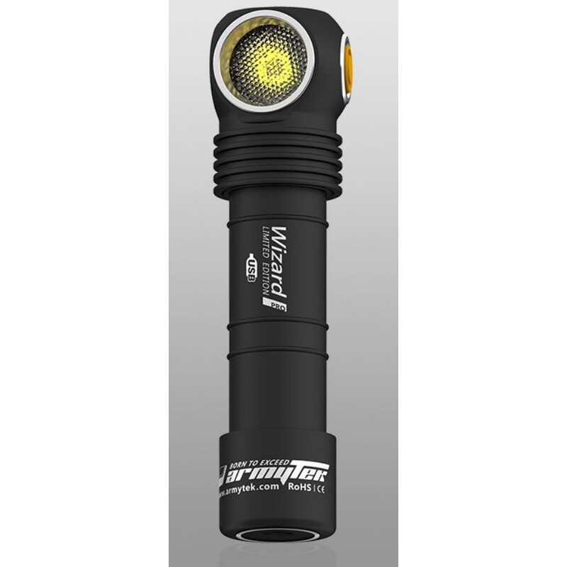 Armytek Lanterna Lâmpada magnética Wizard Pro Nichia (luz quente)
