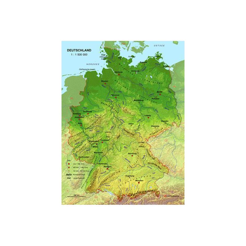 MBM Systems Legítimo mapa 3D da Alemanha