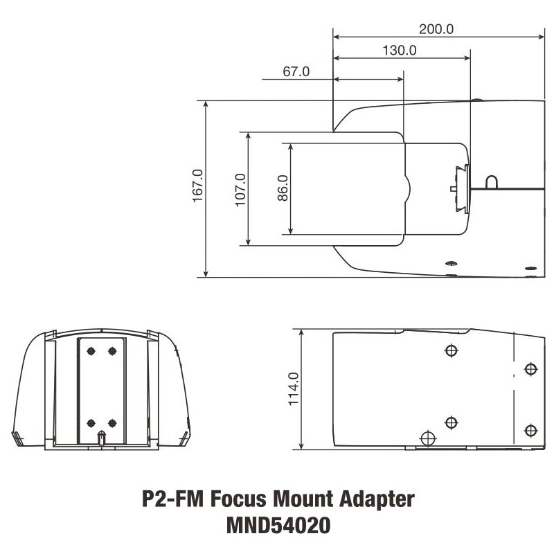 Nikon Adaptadores para montagem de focagem P2-FM