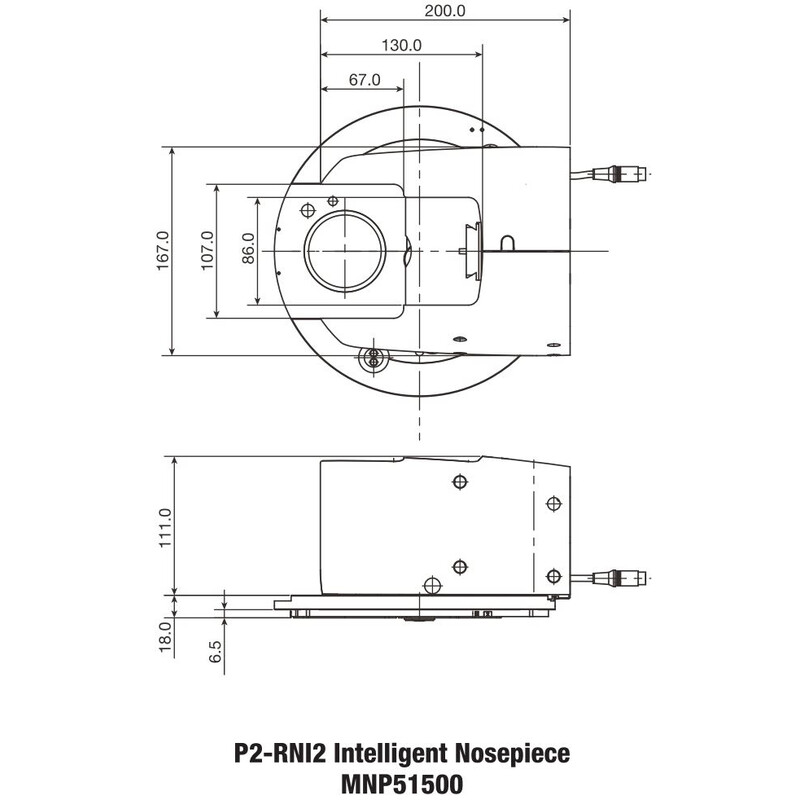 Nikon P2-RNI2 Nosepiese inteligente