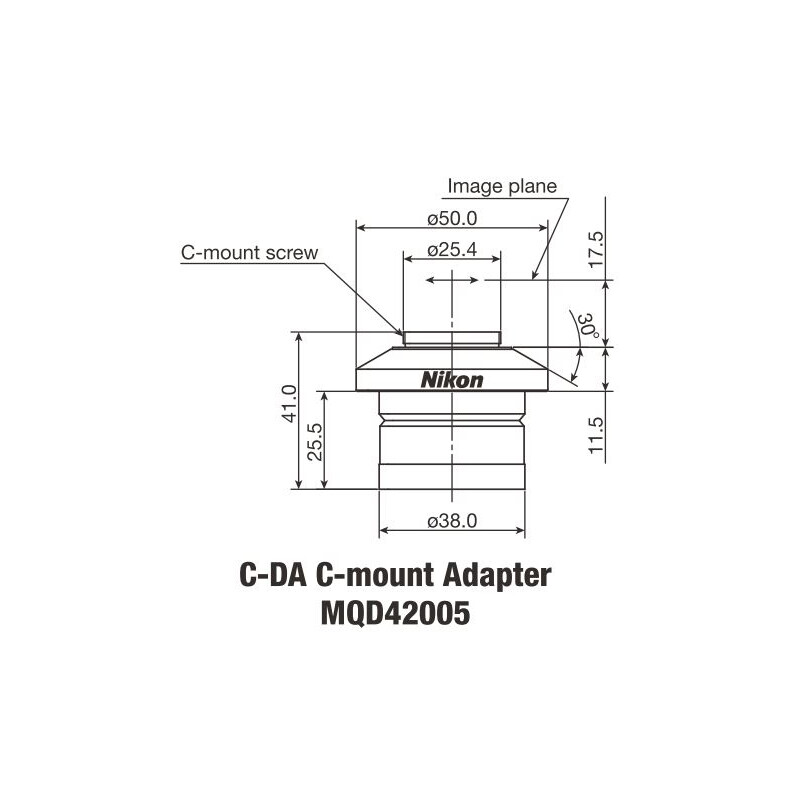 Nikon Adaptadores C-DA C-Mount 1x