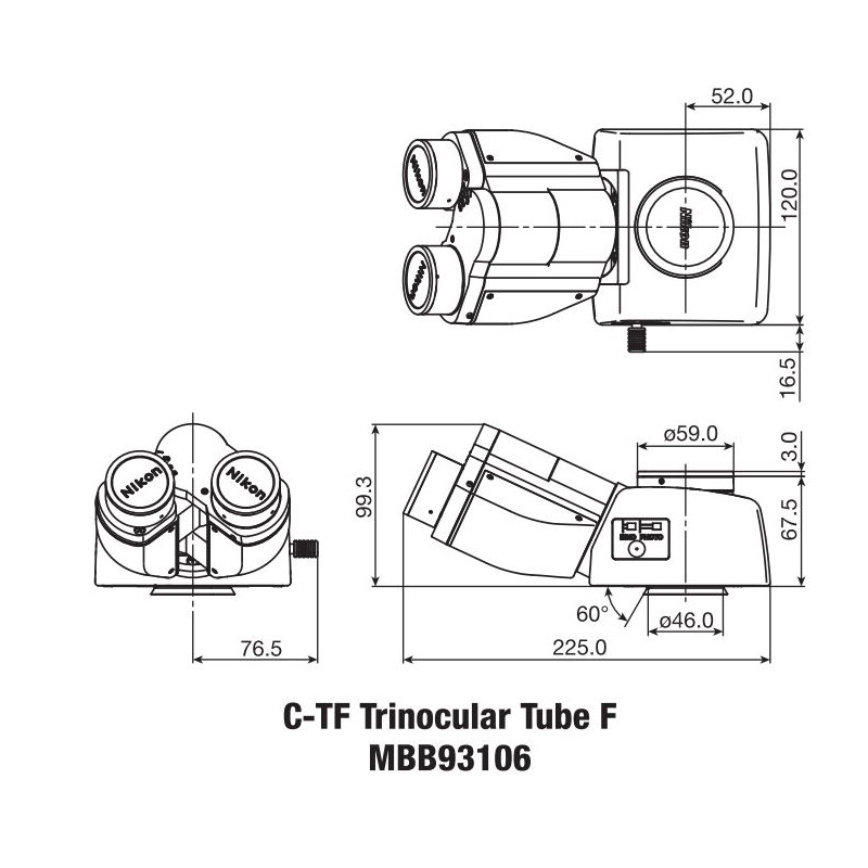 Nikon Tubo Trinocular C-TF F