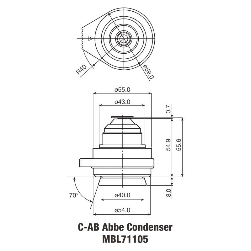 Nikon Condensador C-C Abbe (N.A. 0.90)