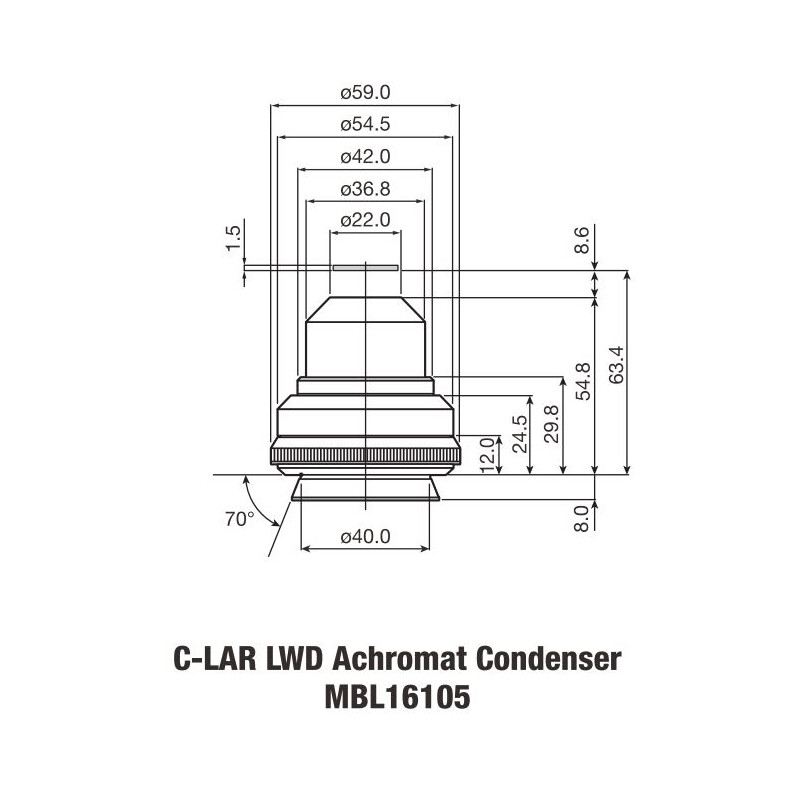 Nikon Condensador Achromat LWD A.A. 10 mm