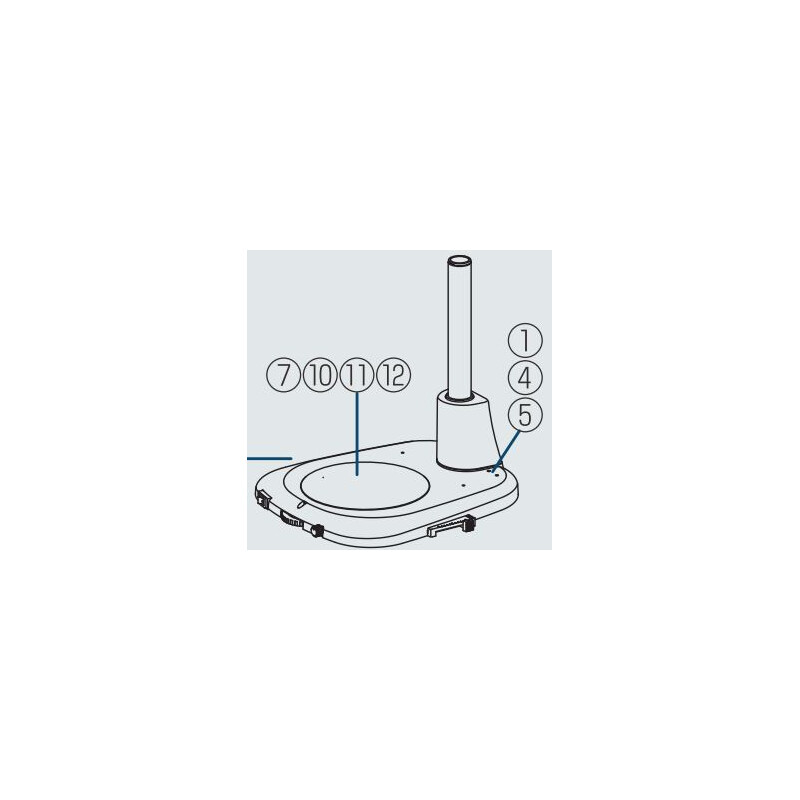 Nikon Microscópio estéreo zoom SMZ745T, trino, 0.67x-5x,45°, FN22, L.D.115mm, Luz trasmitida, LED