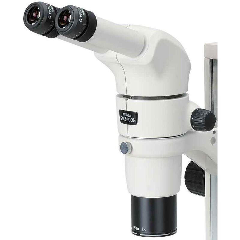 Nikon Microscópio estéreo zoom SMZ800N, bino, 1x-8x, FN22, L.D.78mm, suporte C-US2