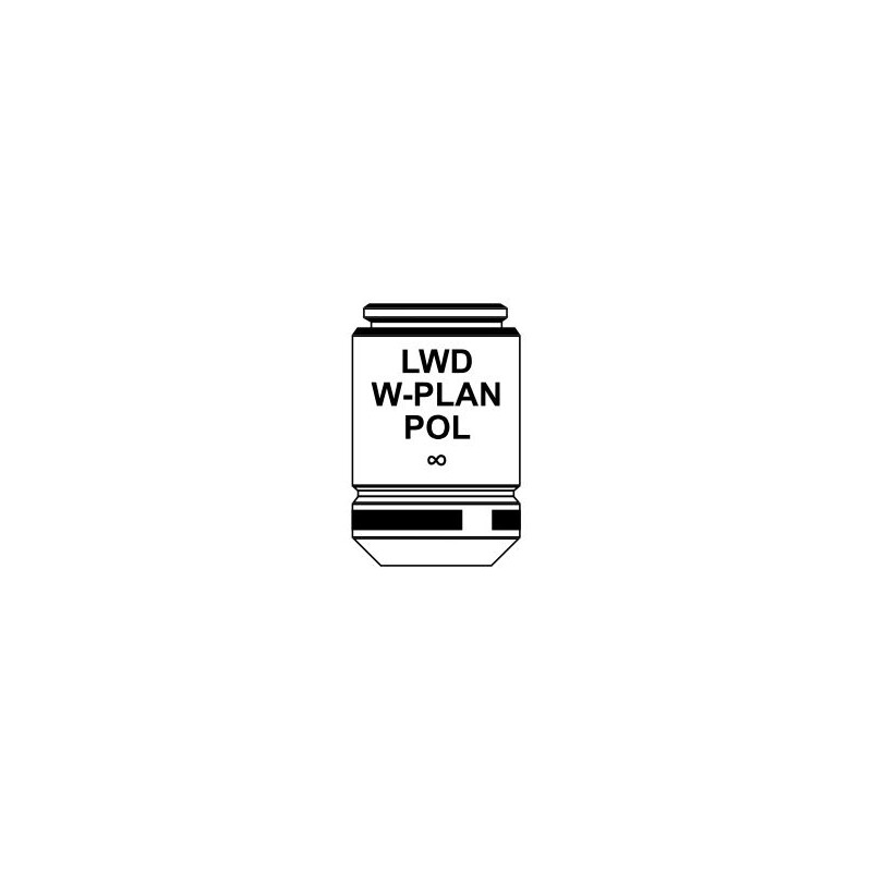 Optika objetivo IOS LWD W-PLAN POL objective 20x/0.40, M-1138