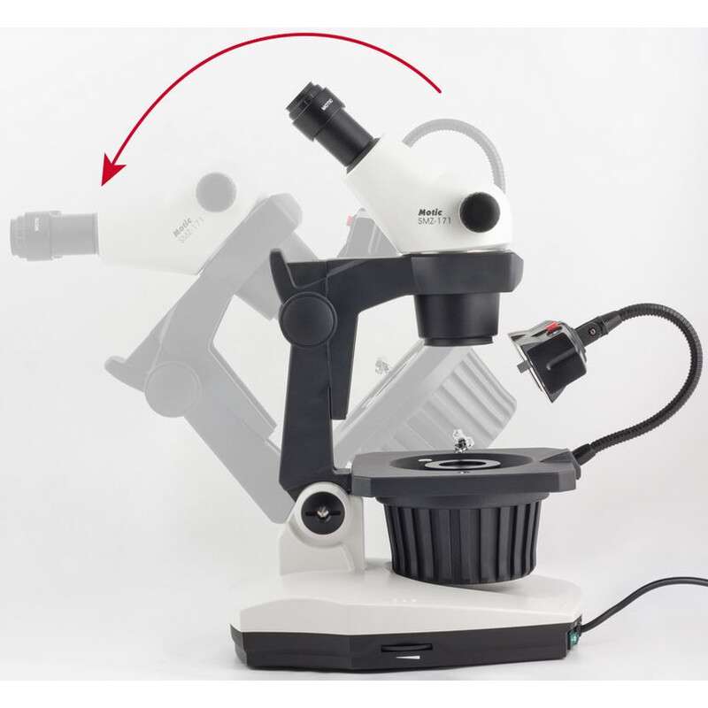 Motic Microscópio estéreo zoom GM-171, bino,  7.5-50x, wd 110mm