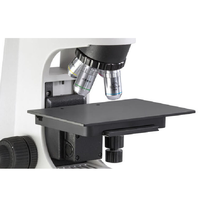 Kern Microscópio OKM 172, MET, POL, bino, Inf, planachro, 50x-400x, Luz refletida, HAL, 30W