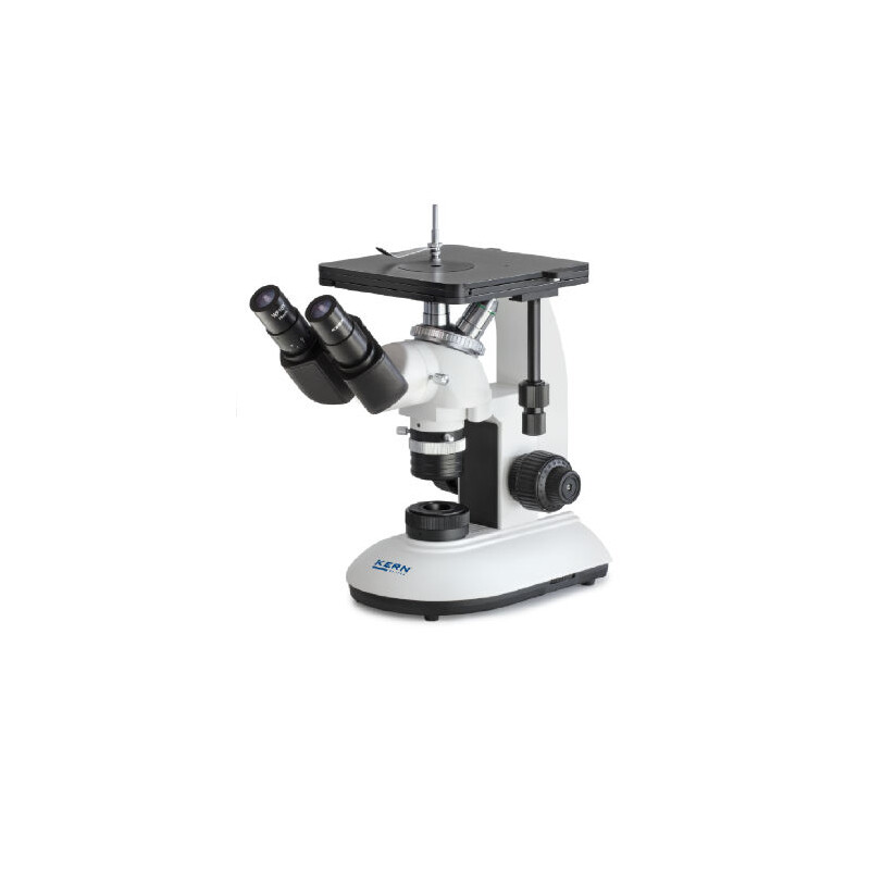 Kern Microscópio invertido OLF 162,  invers, MET, bino, DIN planchrom,100x-400x, Auflicht, LED, 3W