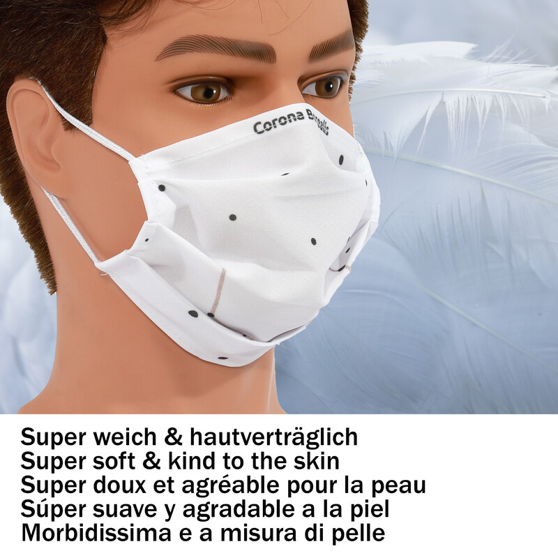 Masketo Máscara facial Corona Borealis em poliéster - 5 peças