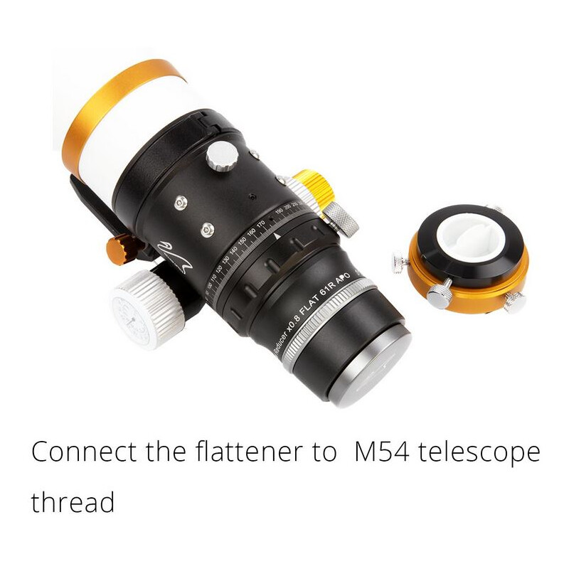 William Optics Flattener ajustável Reducer Flat61R para ZenithStar 61